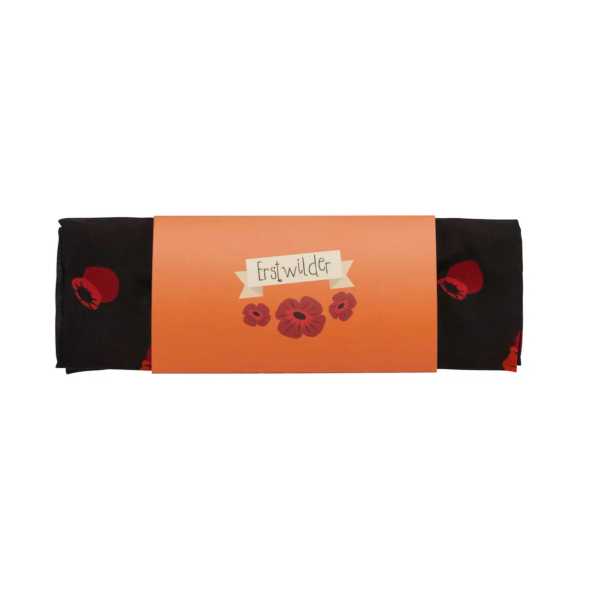 Remembrance Poppy Chiffon Scarf by Erstwilder