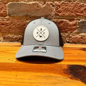 Richardson Woven Quad Logo Trucker