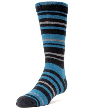 Rings and Rungs Boys Cotton Blend Striped Socks