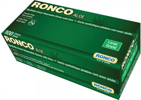 RONCO ALOE Synthetic Stretch Disposable Glove (5 mil)