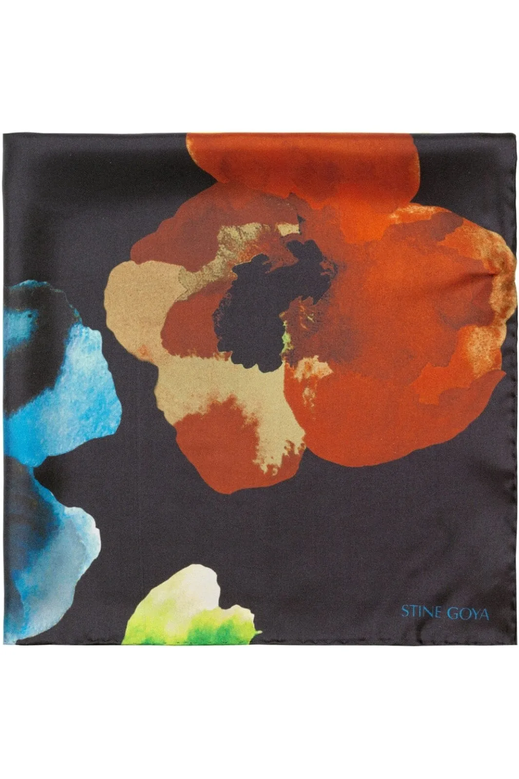 Stine Goya - Small Scarf, 2287 Silk Scarves - Watercolor Bloom