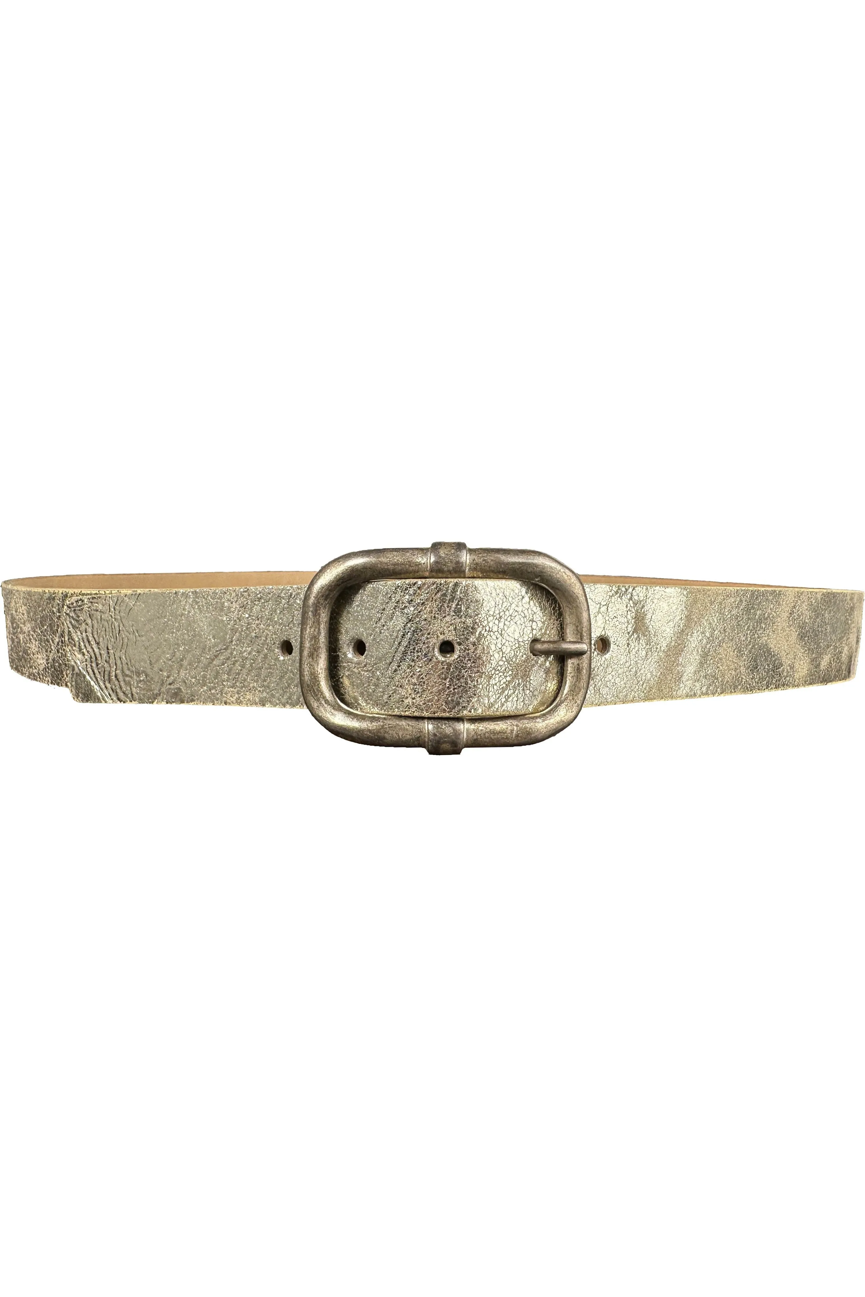 Streets Ahead Vintage Gold Metallic Belt 47430