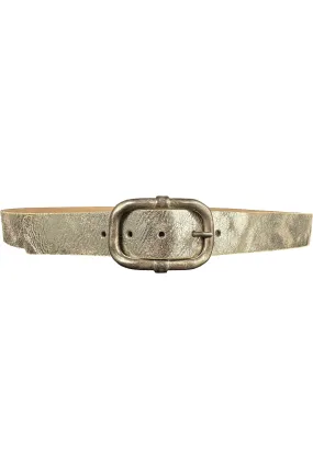 Streets Ahead Vintage Gold Metallic Belt 47430