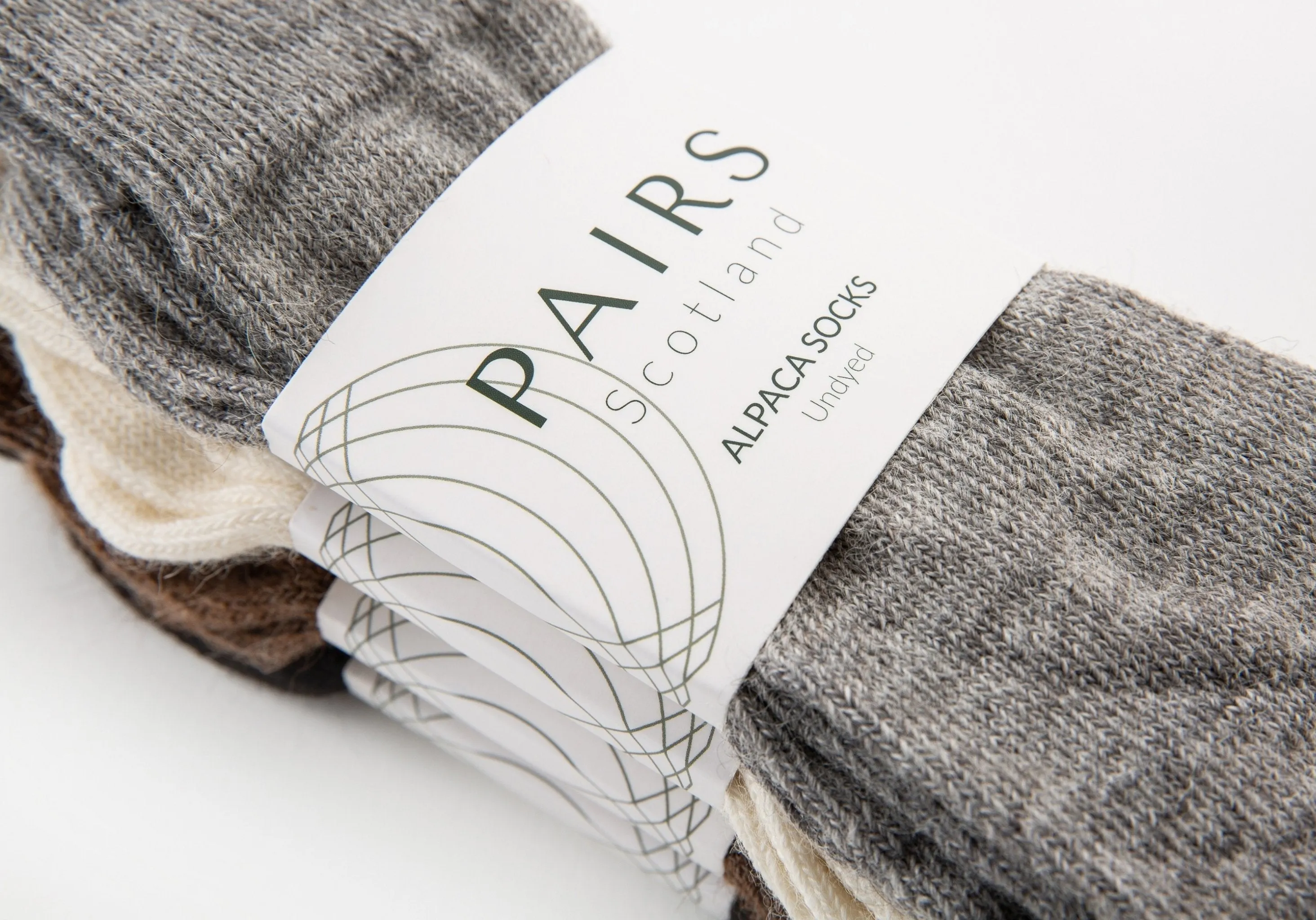 The Natural Alpaca Socks Collection  - Made in Britain