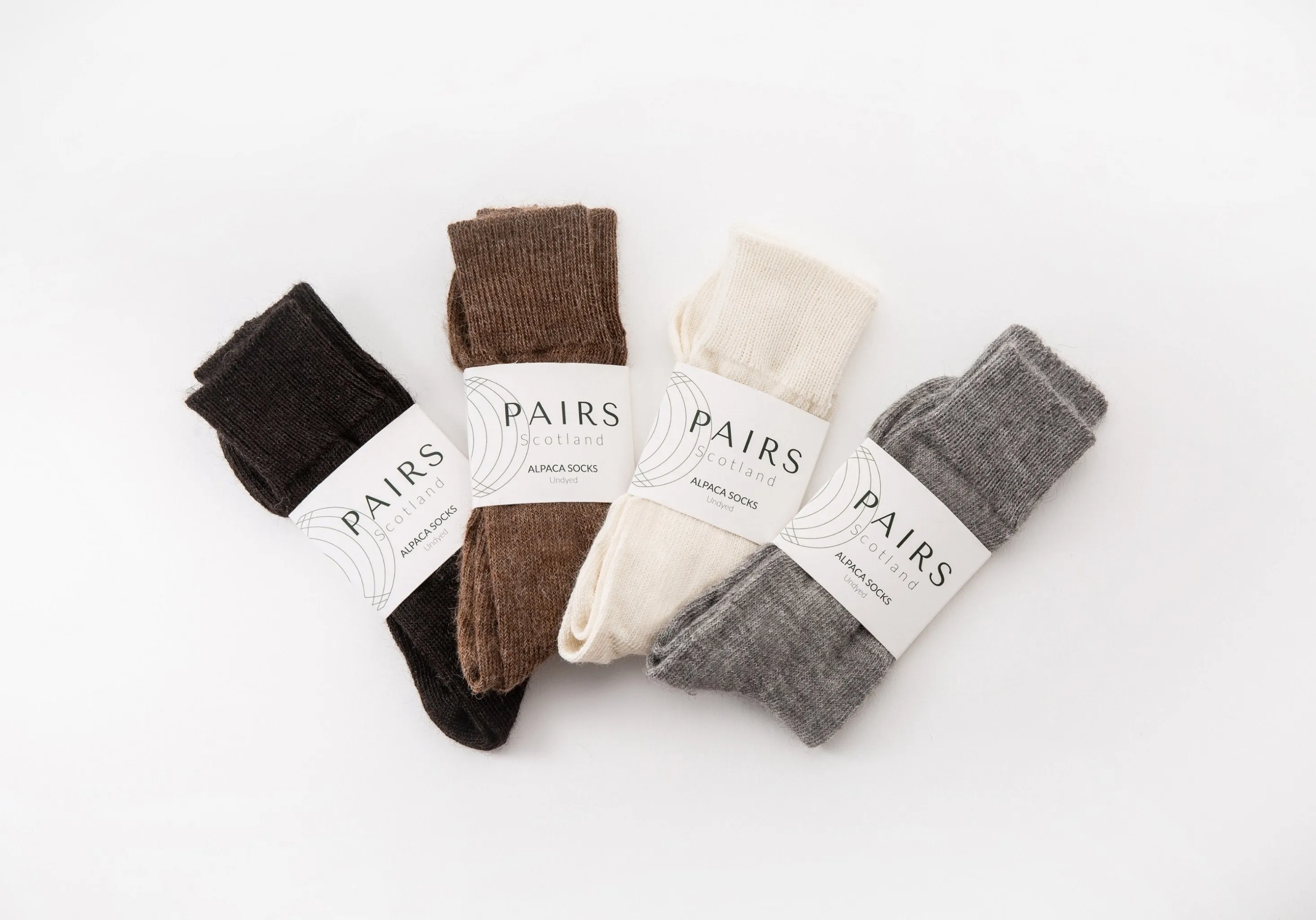 The Natural Alpaca Socks Collection  - Made in Britain