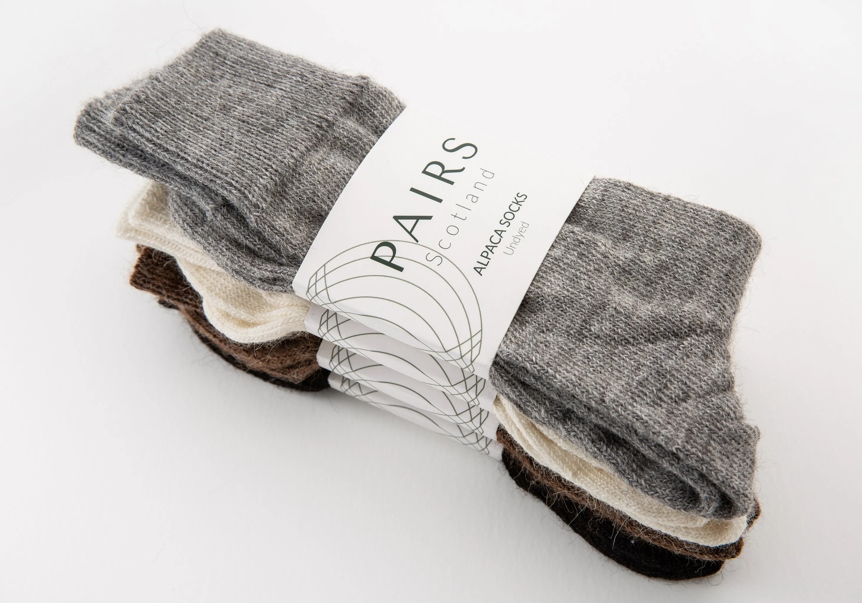 The Natural Alpaca Socks Collection  - Made in Britain