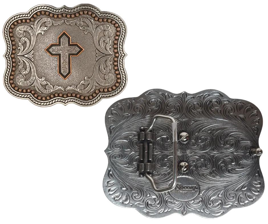 The "Wonderous Cross" Western Buckle