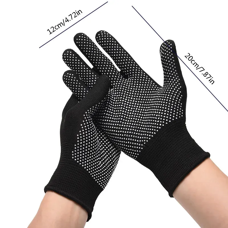 Thin Nylon Gloves For Autumn And Summer Black Gloves For Spring Cycling And Driving Training Sun Protection Full Finger Gloves