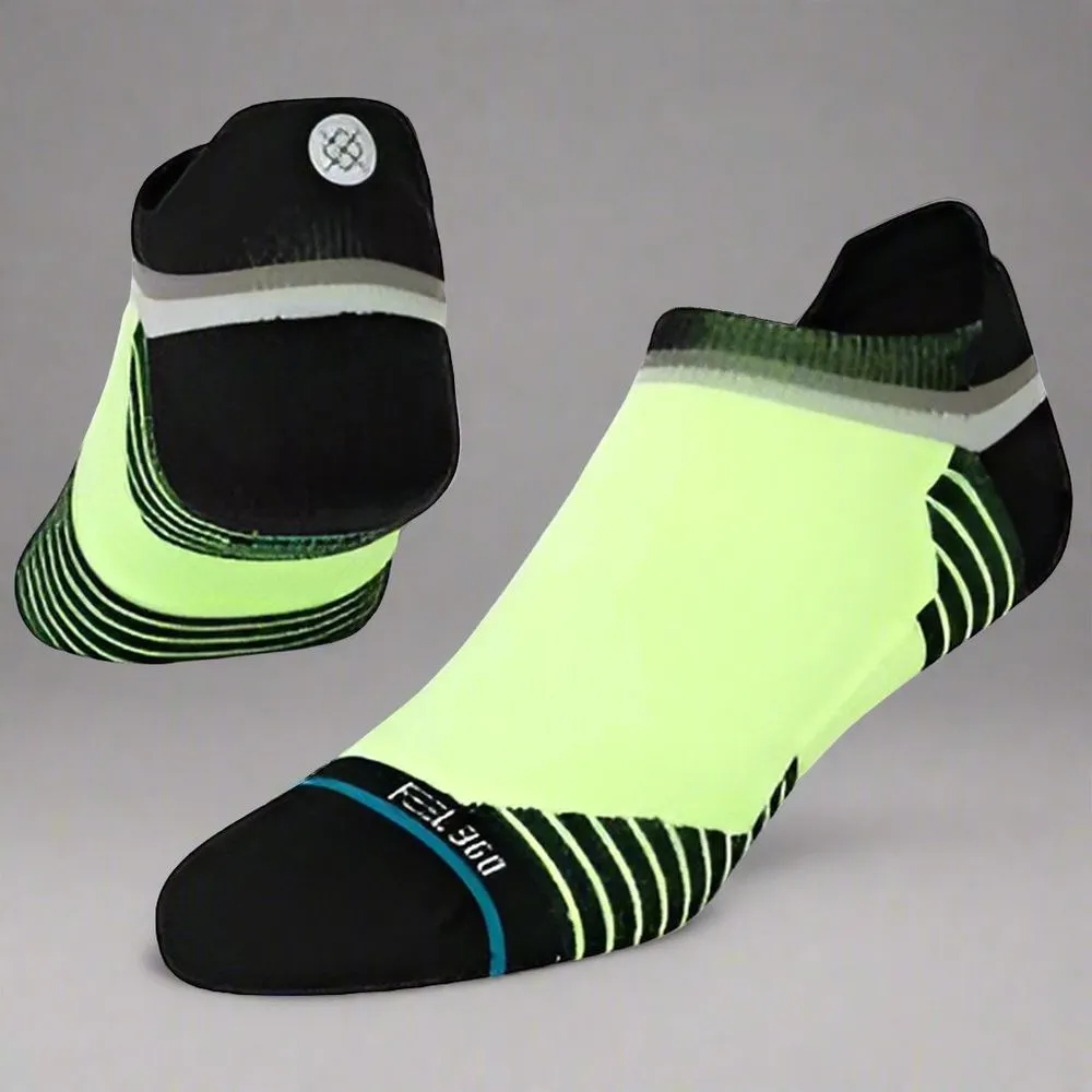 Unisex Maxed Tab Socks - Neon Yellow