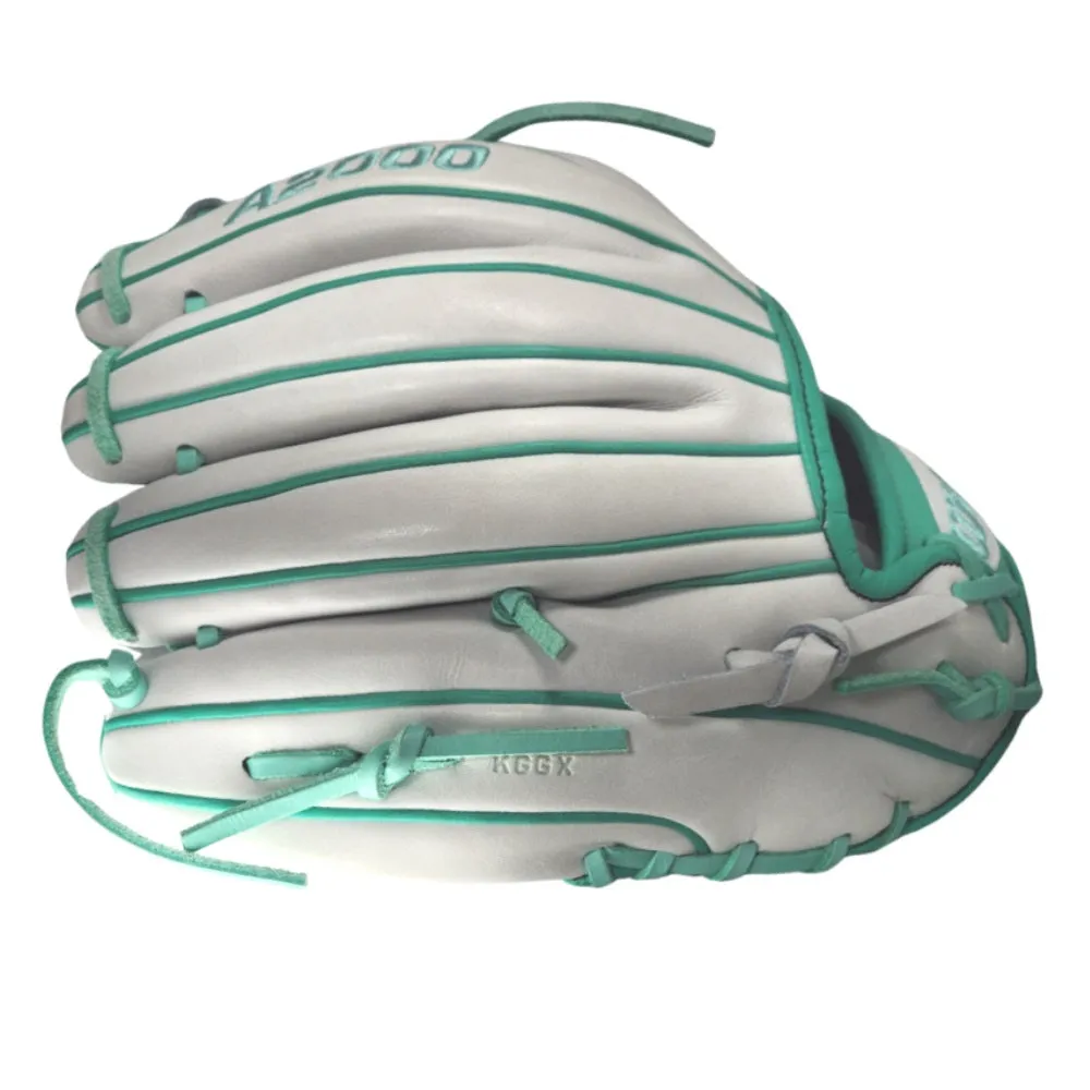 Wilson Custom "The Mint" A2000 1786 11.5" Infield Glove: White and Teal