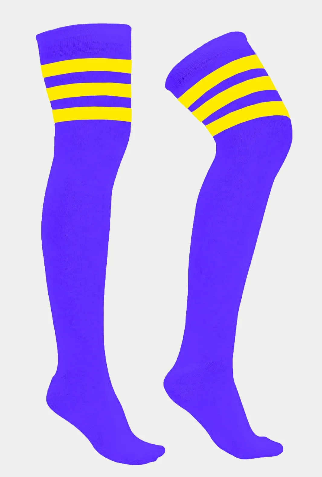 Womens Over The Knee Socks Referee 3 Stripes