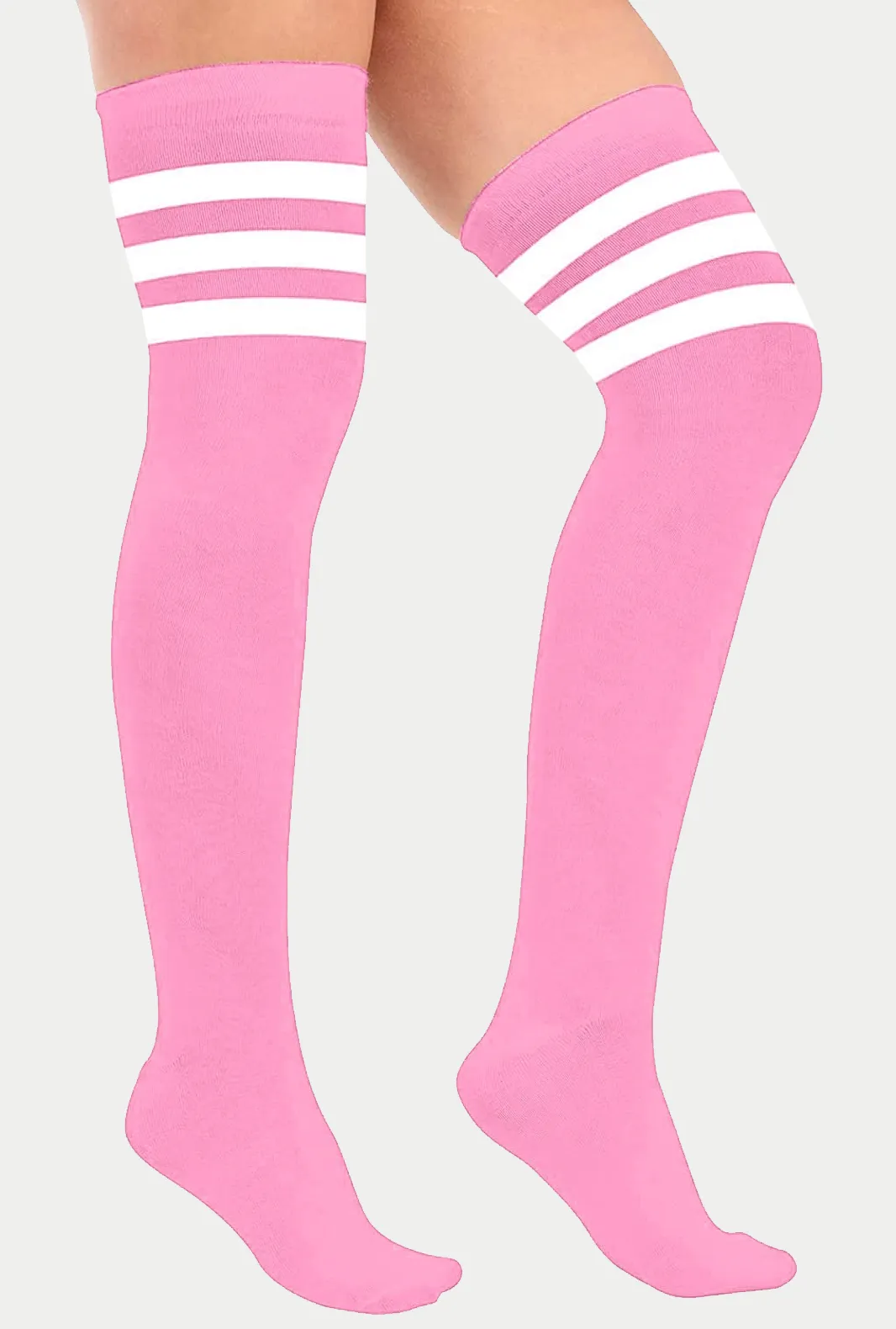 Womens Over The Knee Socks Referee 3 Stripes