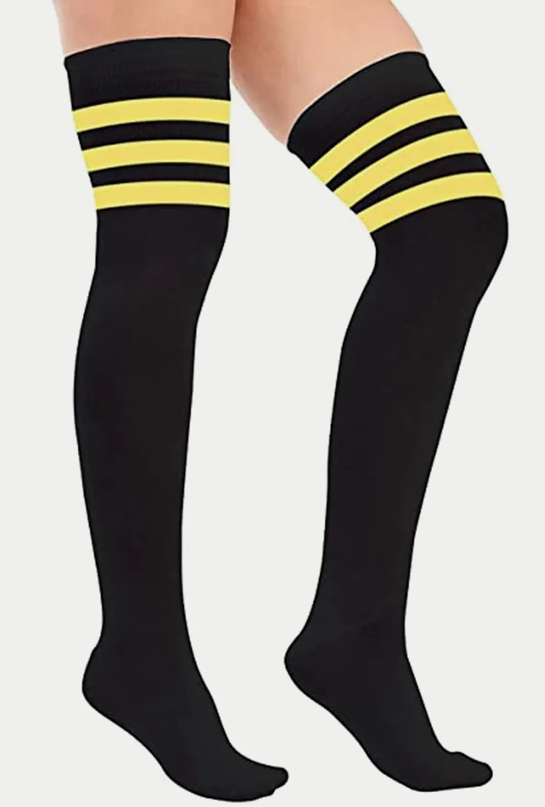 Womens Over The Knee Socks Referee 3 Stripes