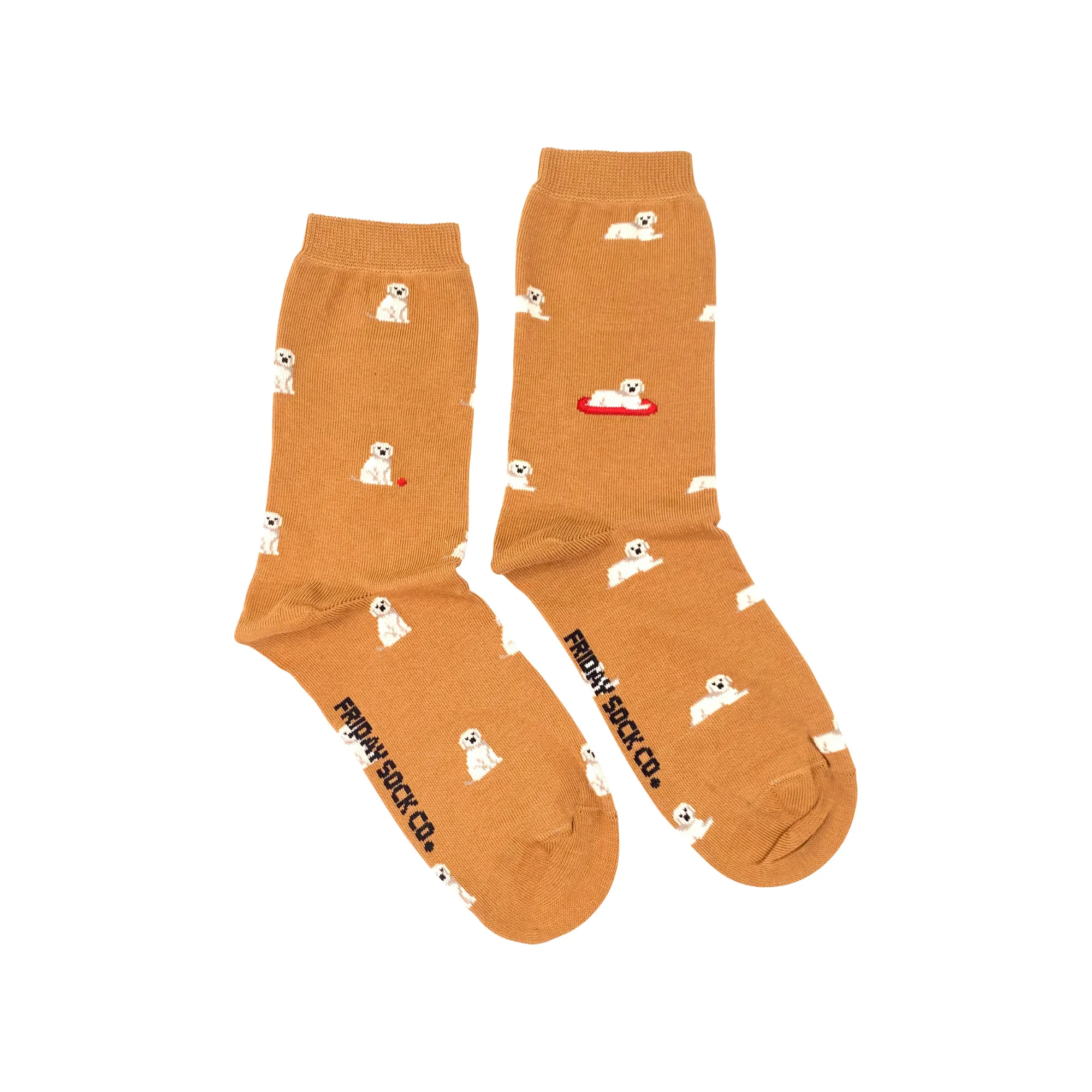 Women's Tiny Golden Dog Socks